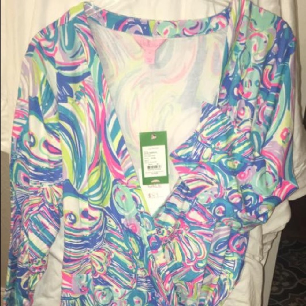 Lilly Pulitzer wrap dress